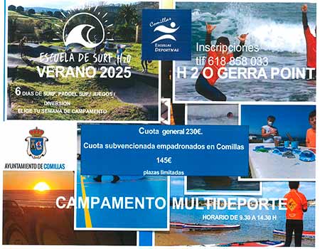 Campamneto multideporte en Comillas Cantabria